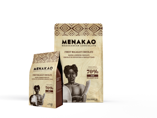70% dark couverture chocolate for baking and drinking from Madagascar