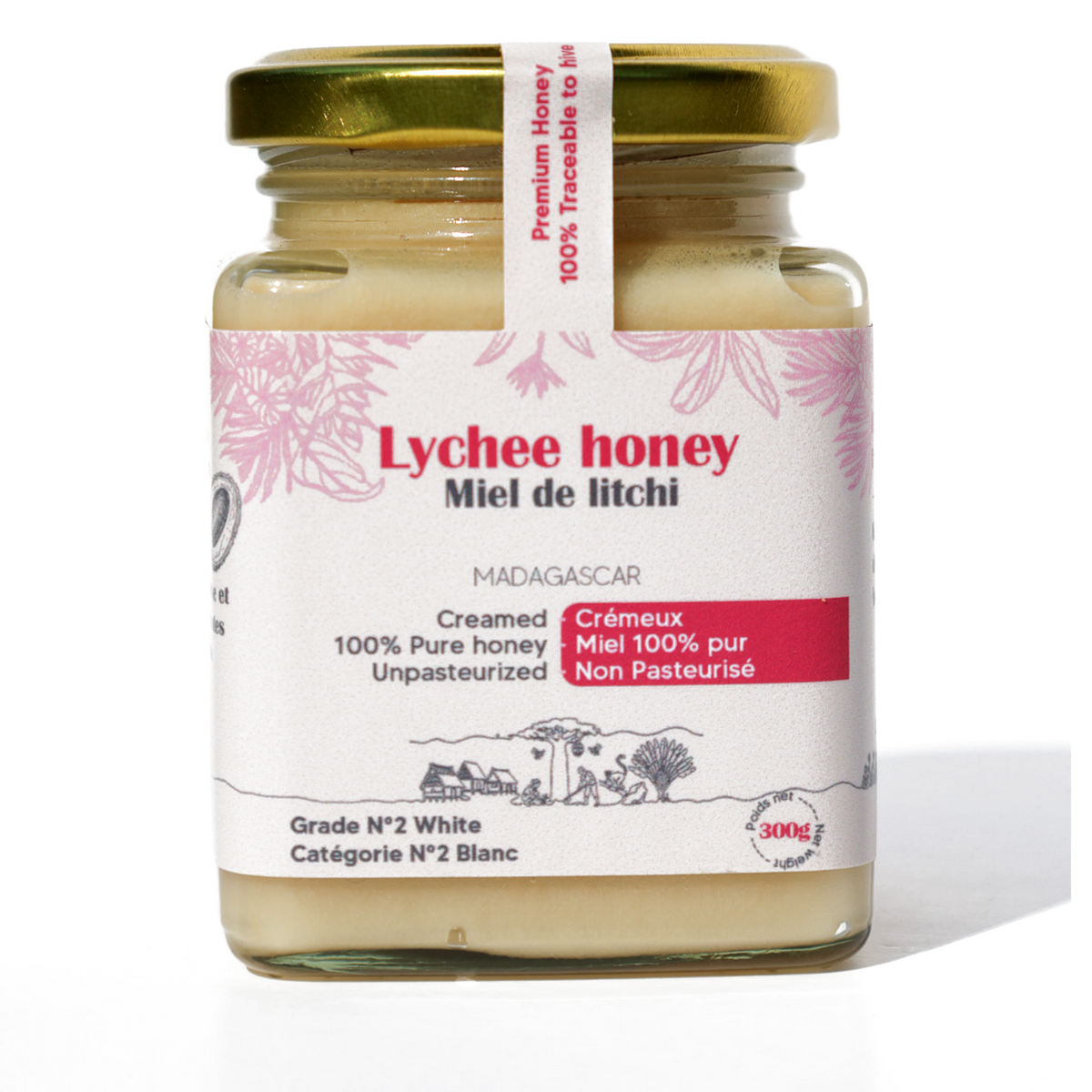 Wild lychee honey from Madagascar