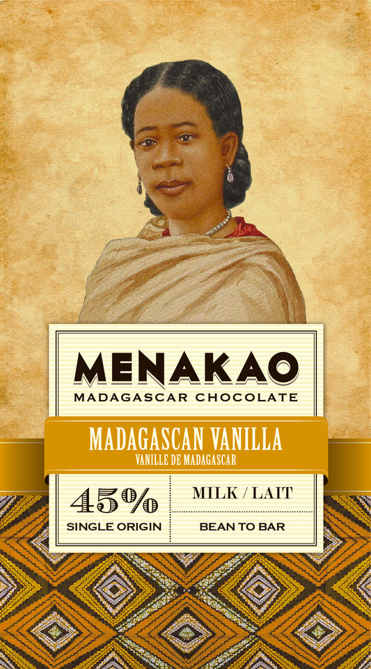 45% milk chocolate bar with Madagascar vanilla