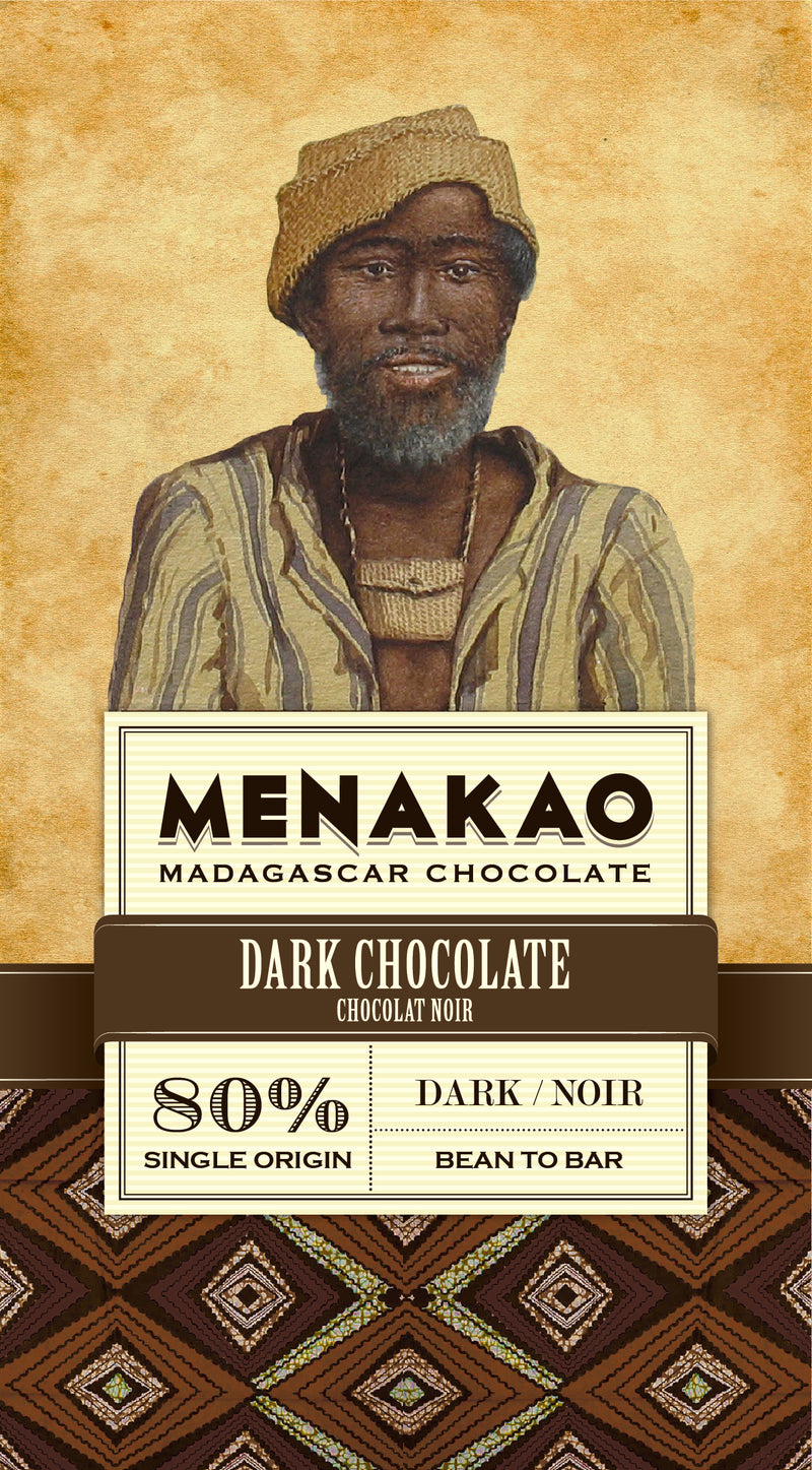80% single-origin dark chocolate bar from Madagascar