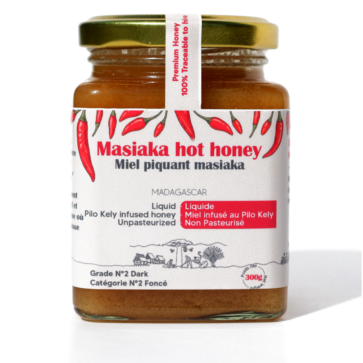 Masiaka hot honey with chili from Madagascar